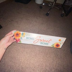 sunflower wood tray